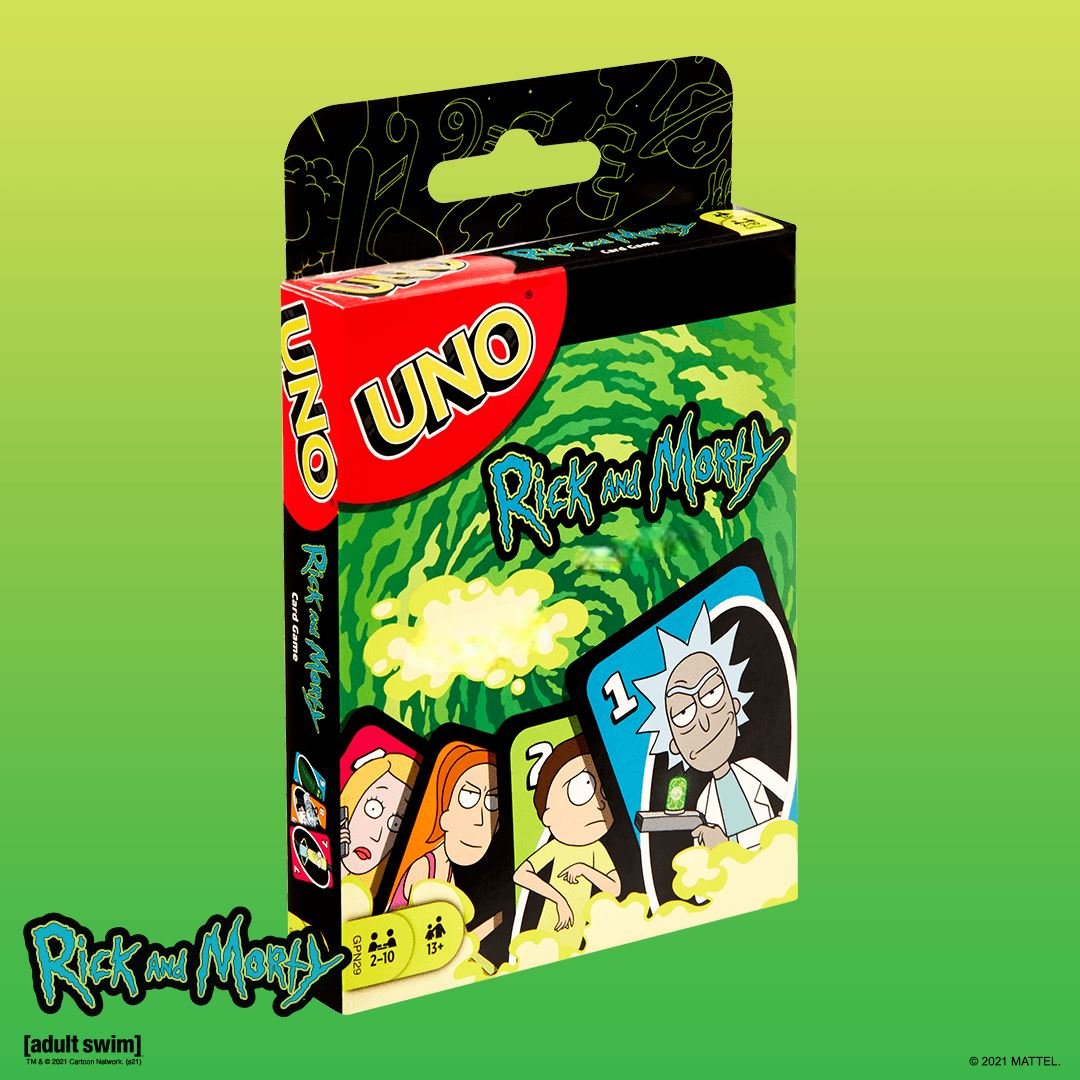 Jeu de Société - UNOGames™ - Rick And Morty - Paradis Des Jeux Et Jouets