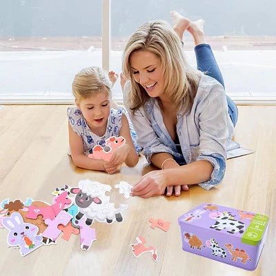 Puzzle Montessori - BabyPuzzle™ - Bétail - Paradis Des Jeux Et Jouets