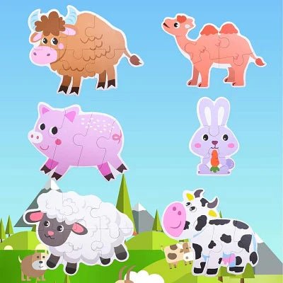 Puzzle Montessori - BabyPuzzle™ - Bétail - Paradis Des Jeux Et Jouets