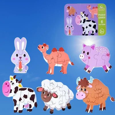 Puzzle Montessori - BabyPuzzle™ - Bétail - Paradis Des Jeux Et Jouets