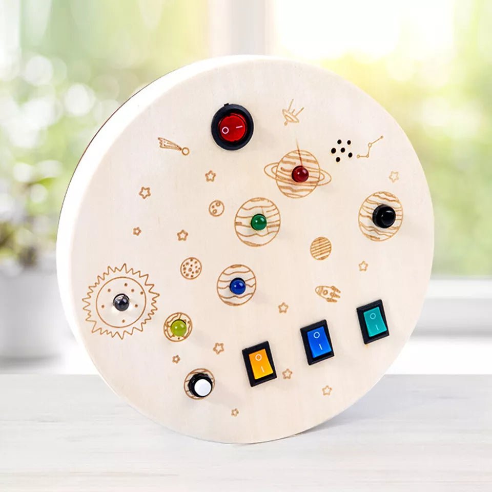 Tableau Montessori - BusyBoardCircuit™ - Firmament - Paradis Des Jeux Et Jouets