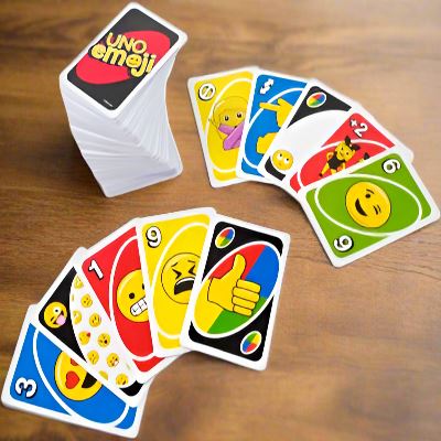 Jeu de Société - UNOGames™ - Emoji - Paradis Des Jeux Et Jouets