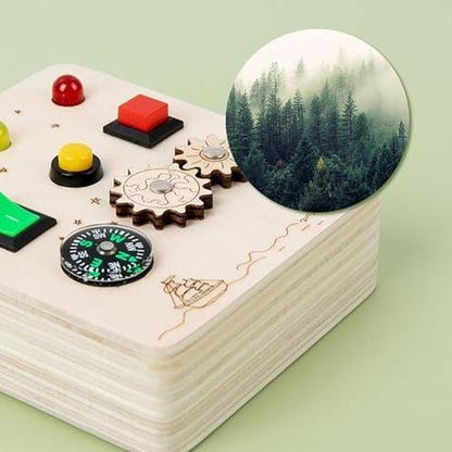 Tableau Montessori - BusyBoardCircuit™ - Boussole - Paradis Des Jeux Et Jouets