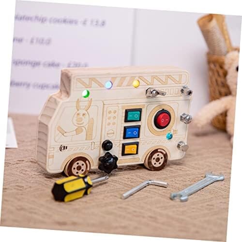Tableau Montessori - BusyBoardCircuit™ - Camion de pompier - Paradis Des Jeux Et Jouets