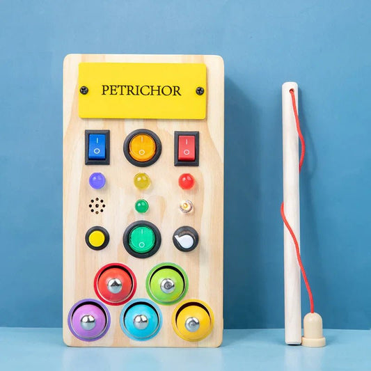 Tableau Montessori - BusyBoardCircuit™ - Pêche - Paradis Des Jeux Et Jouets